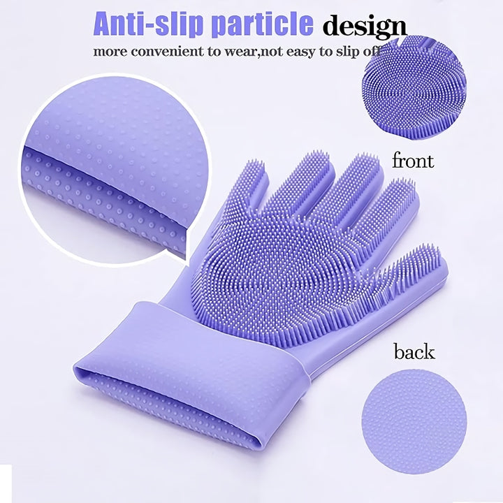 Pet Grooming Silicone Gloves