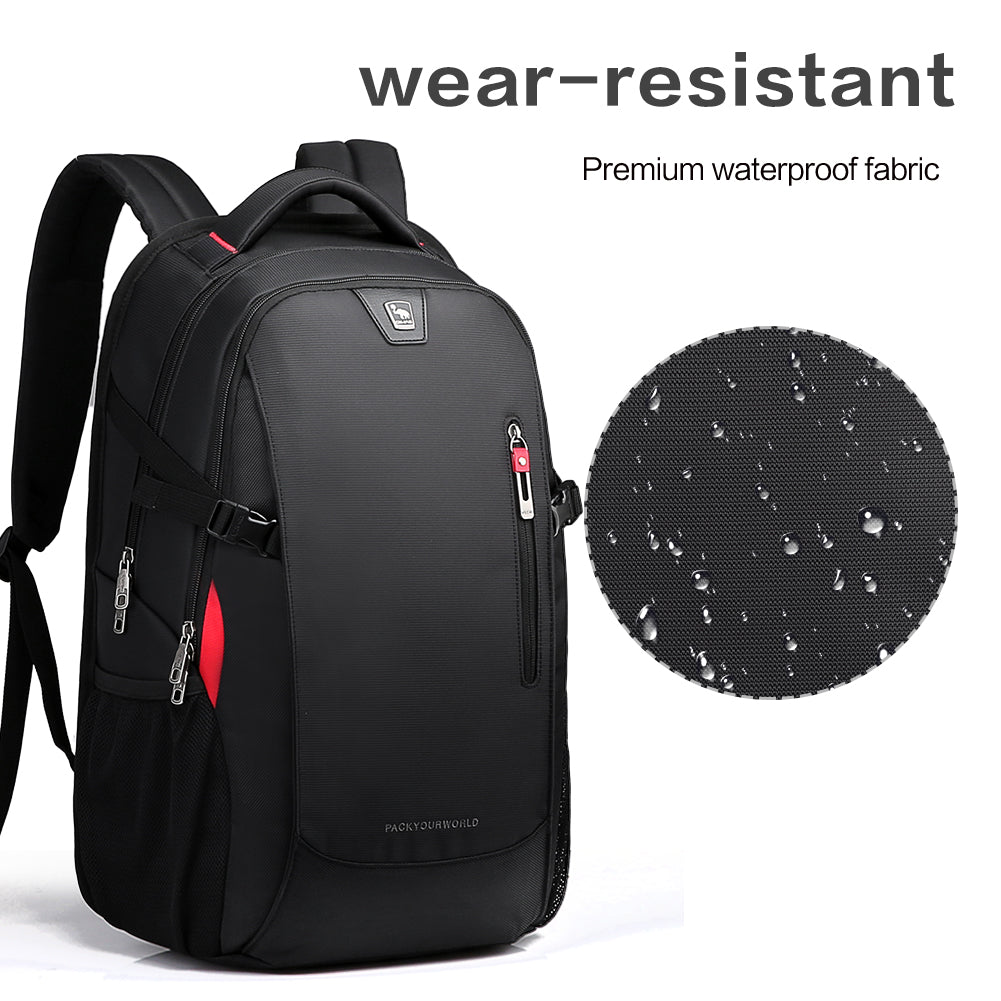 Waterproof 29L Laptop Backpack with Ergonomic Shoulder Straps