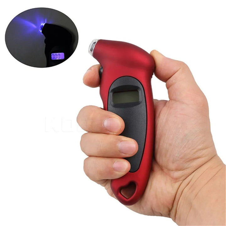 High-Precision Digital Tire Pressure Gauge with LCD Display for All Vehicles