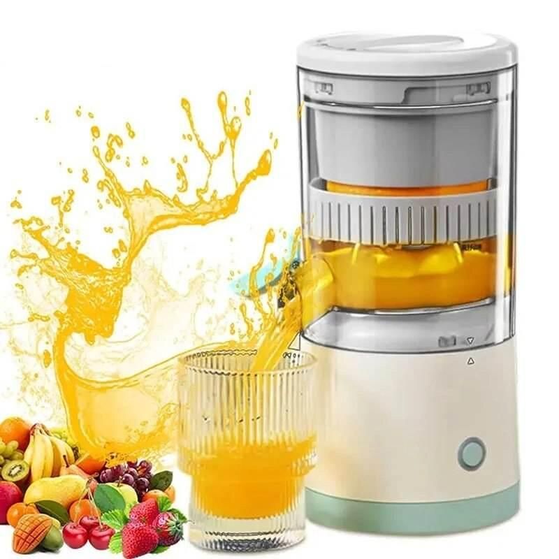 Compact USB Rechargeable Electric Juicer - Stainless Steel Blade, Multi-Fruit Capability, Easy Clean