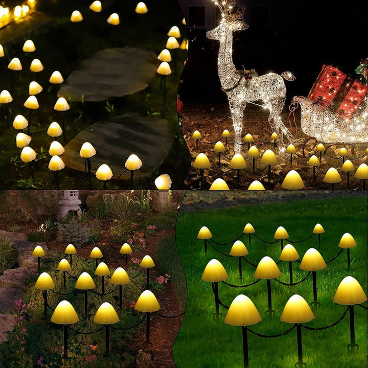 Enchanting Solar Mushroom Lights