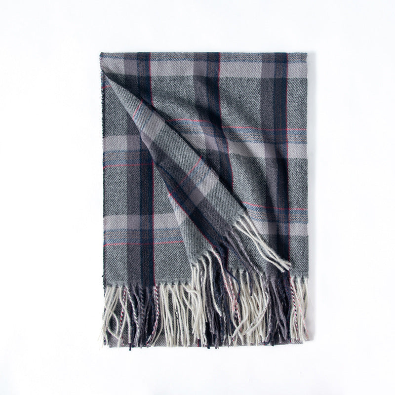 Winter Preppy Plaid Scarf