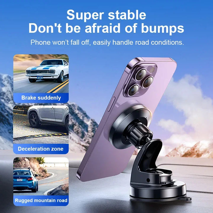 15W Fast Charging Magnetic Car Phone Holder