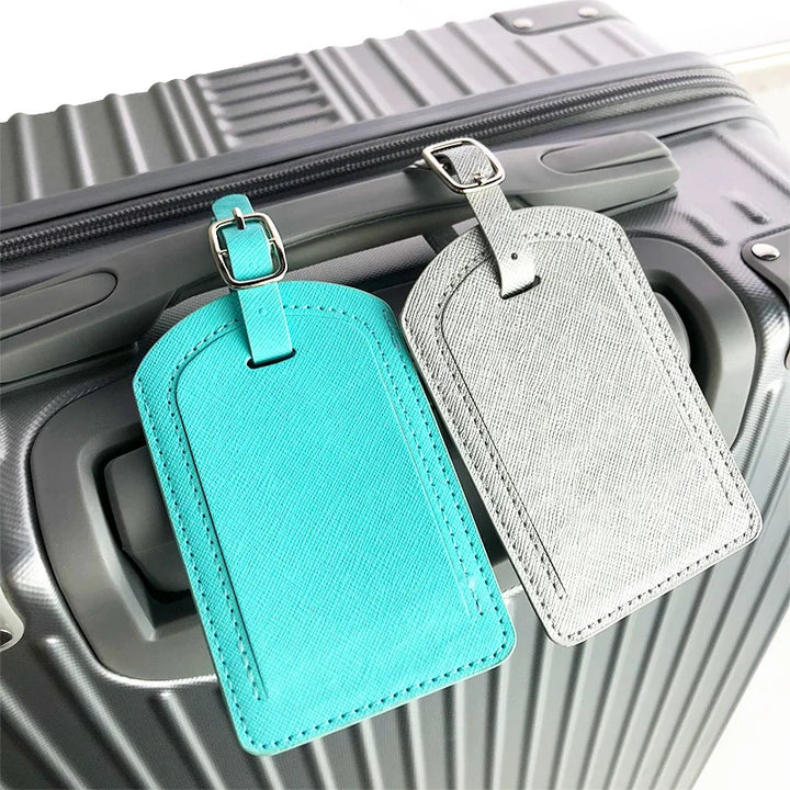 Durable PU Leather Luggage Tag - Secure Your Baggage with Style