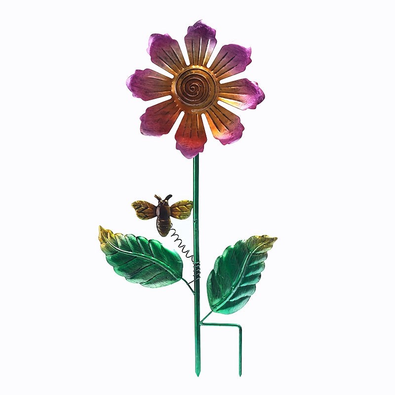 Metal Flower Garden Sculpture