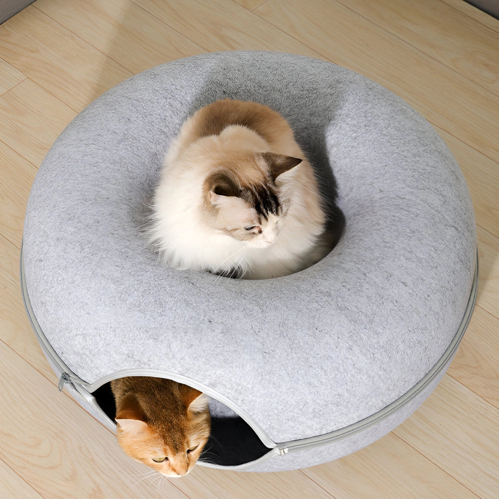 Donut Cat Bed & Tunnel