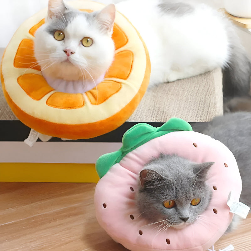 Adjustable Fruit-Shaped Cat and Dog Elizabethan Collar