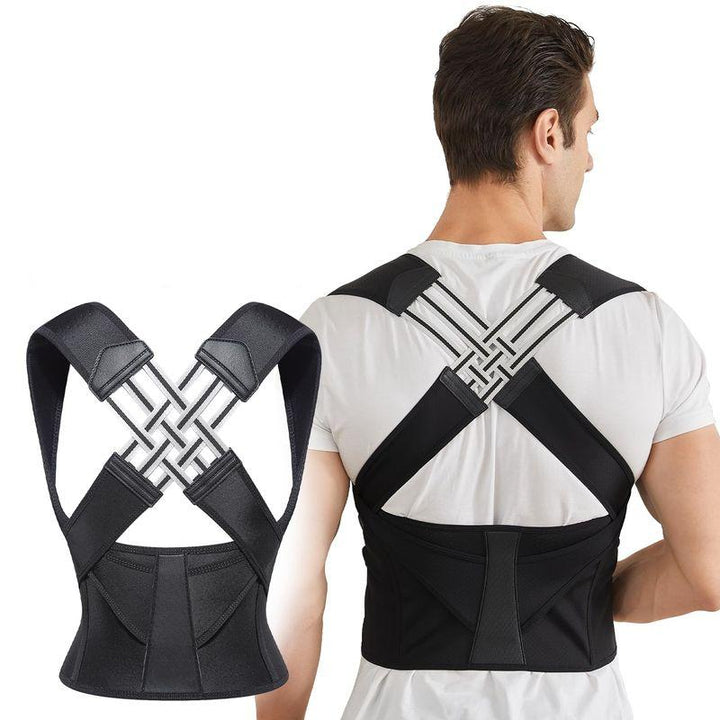 Adjustable Back Brace Posture Corrector - Shoulder Support & Pain Relief