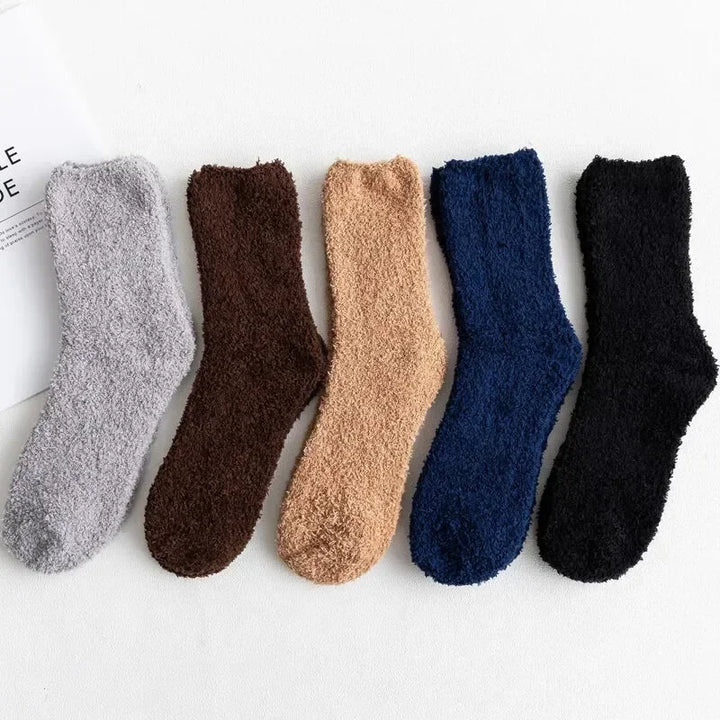 Cozy Men's Winter Thermal Fleece Socks