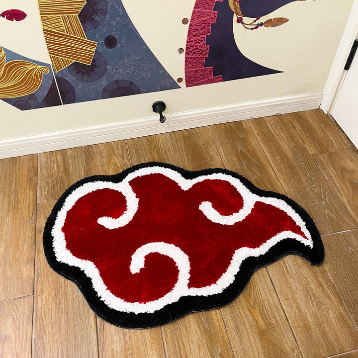 Red Cloud Anime Tufted Doormat