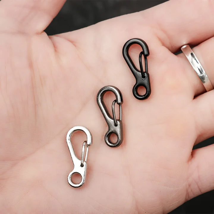 10Pcs Mini Spring Backpack Clasps