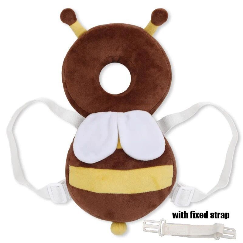 Cartoon Bee Baby Head Back Protector