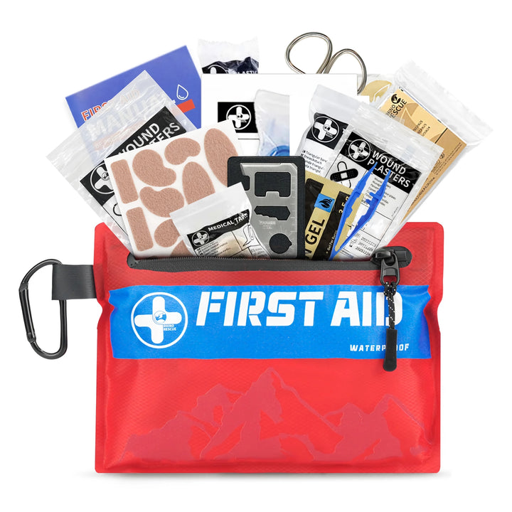 Ultralight Waterproof 107-Piece First Aid Kit for Outdoor Adventures