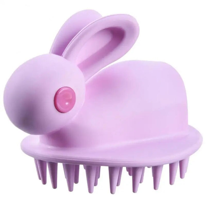 Portable Silicone Scalp Massage Shampoo Brush