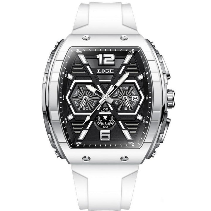 Luxury Square Waterproof Chronograph Watch