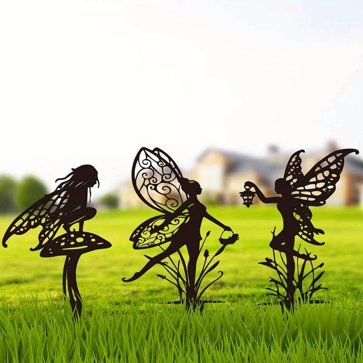 Enchanted Garden Fairy Metal Stake