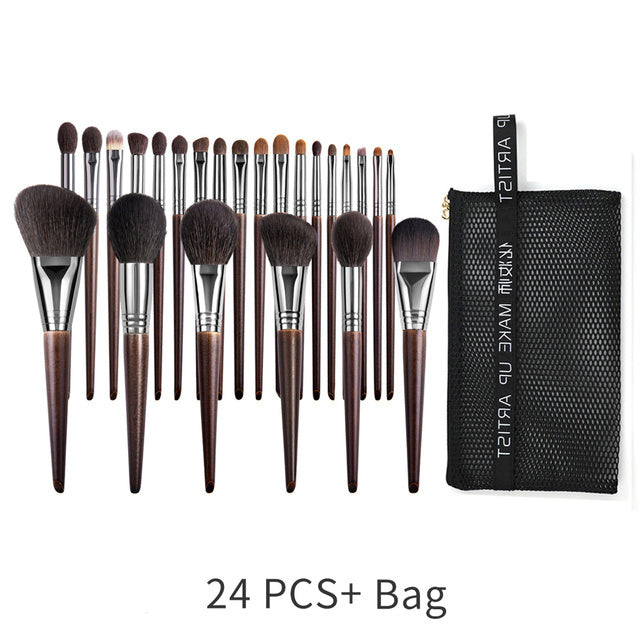 Natural Makeup Brushes Set Eyeshadow Make Up Brush Goat