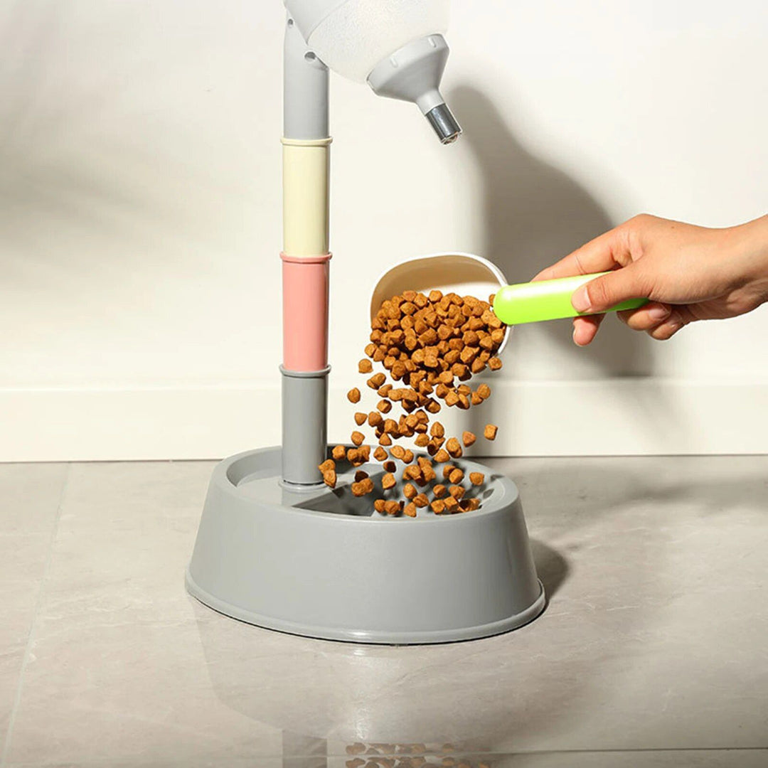 Adjustable No-Drip Pet Water Dispenser Stand