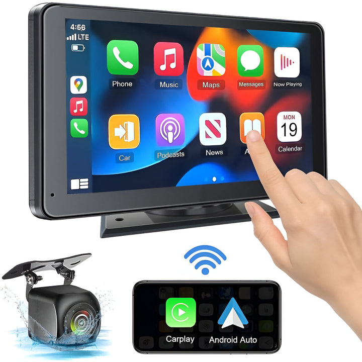 7" Portable Wireless CarPlay