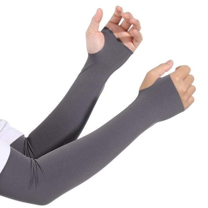 UV Protective Cooling Arm Sleeves with Finger Hole