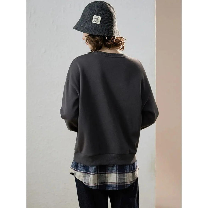 Patchwork Checkered Hoodie