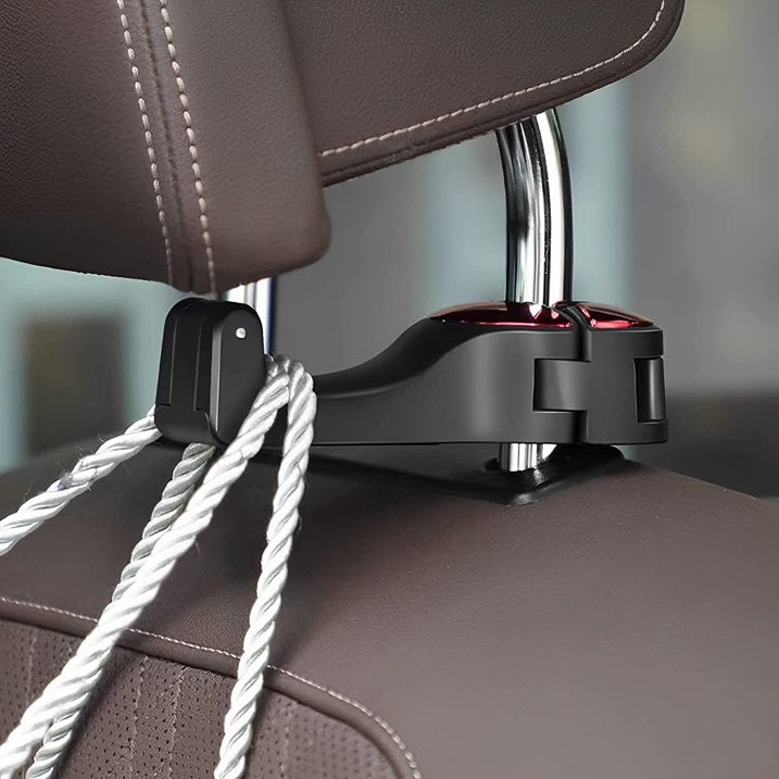 Universal Car Seat Back Phone Holder & Storage Hook