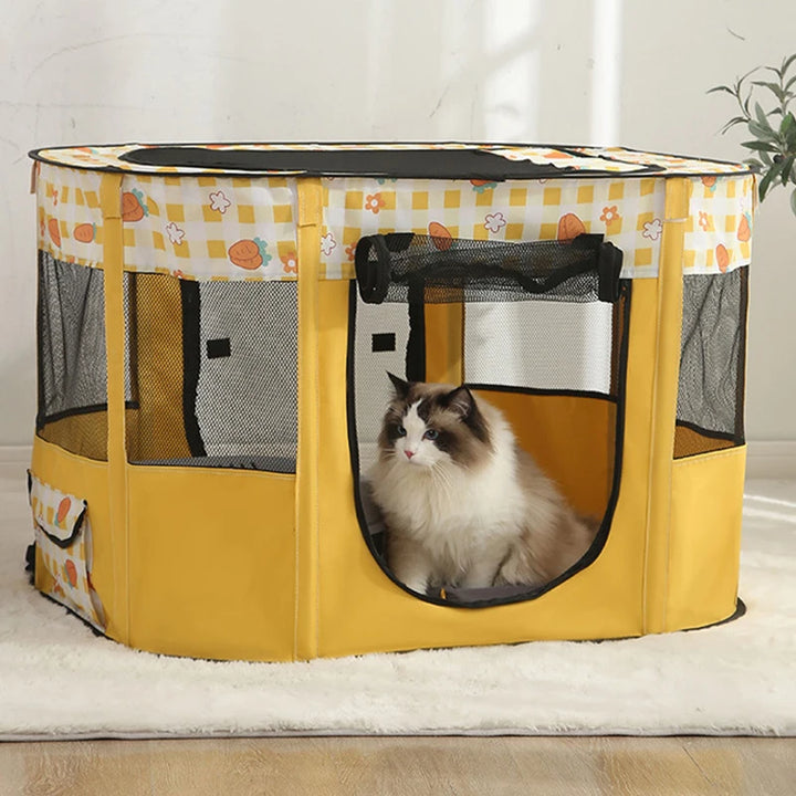 Foldable Breathable Cat Tent