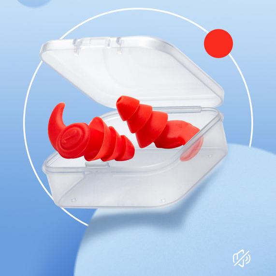 Ultimate Red Soundproof Sleeping Ear Plugs