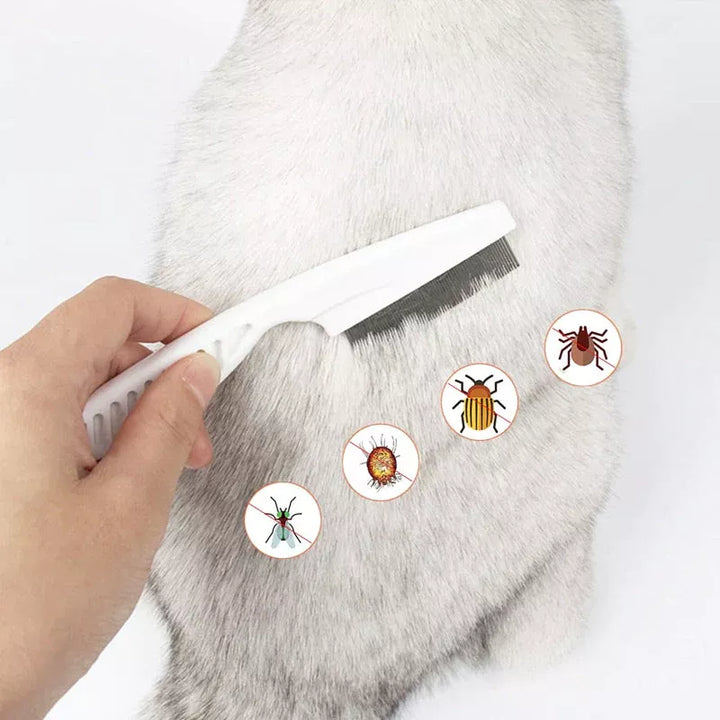 Anti-Flea and Anti-Stain Pet Hair Comb