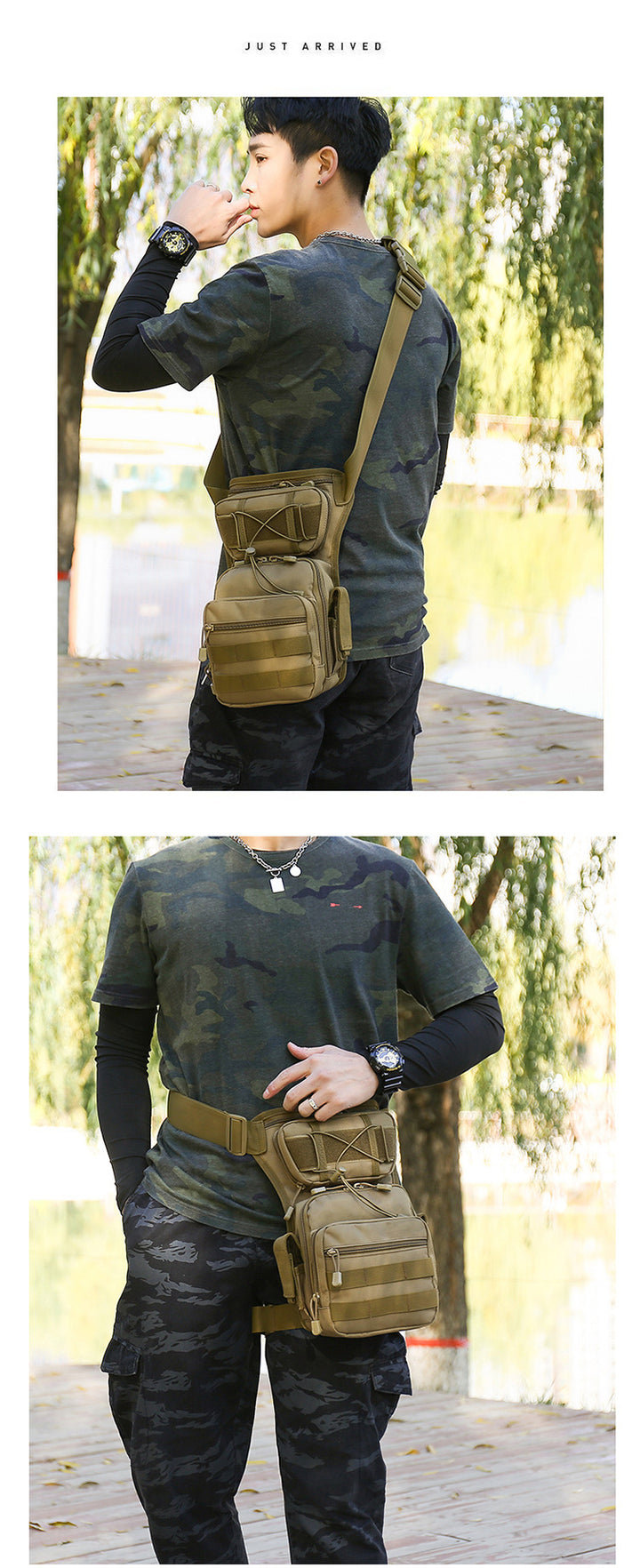 Multifunctional Mobile Waist Bag Men's Outdoor Tactics Leg Bag