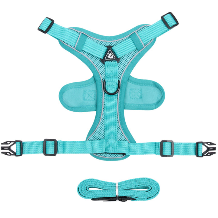 Adjustable Mesh Cat Harness and Leash Set