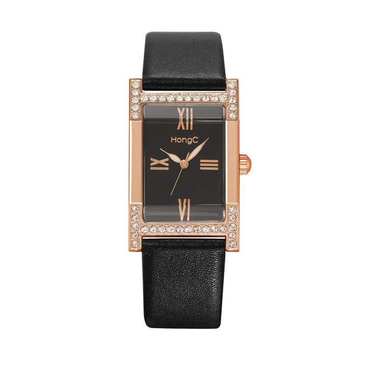 British Retro Square Plate Watch Female Simple Student Korean Version