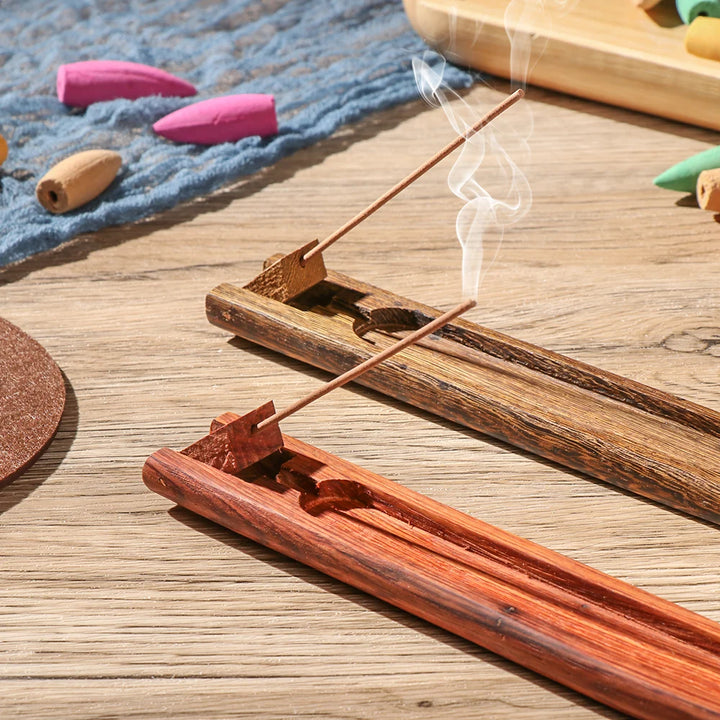 Elegant Wooden/Bamboo Incense Holder