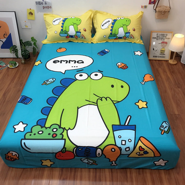 Cotton Cartoon Single Piece Can Be Equipped With Duvet Cover Sheet