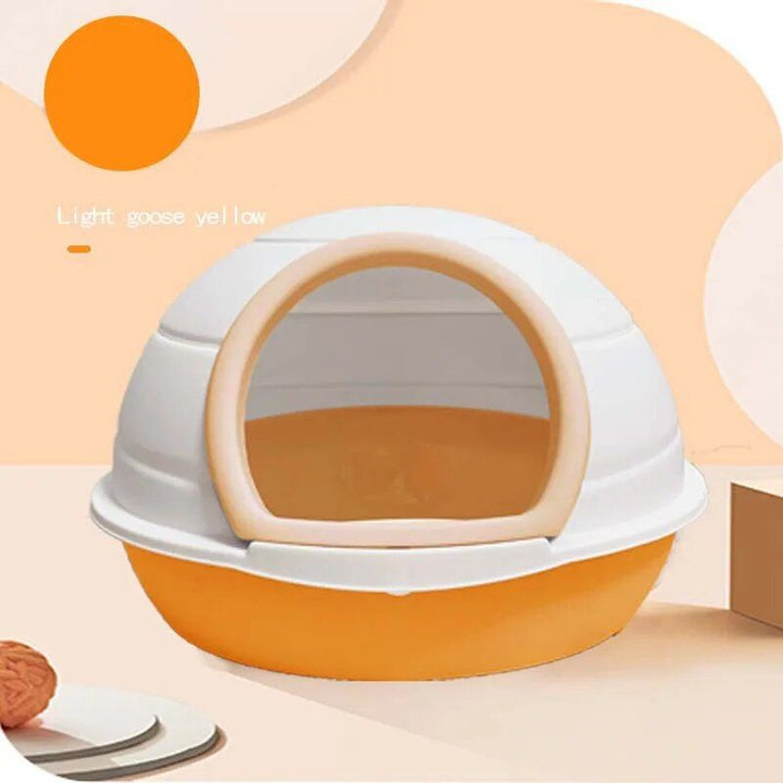 Space Capsule Cat Litter Box