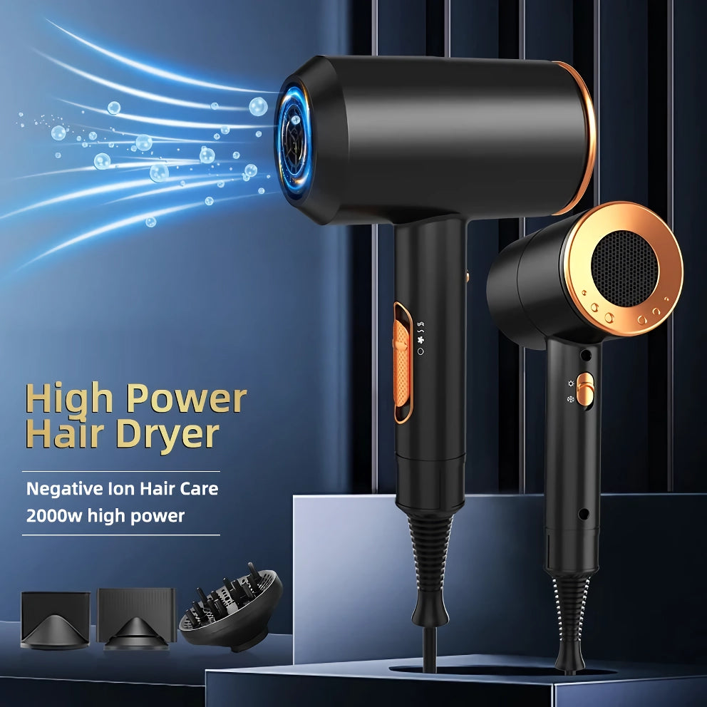 High-Speed Negative Ion Hair Dryer with Diffuser