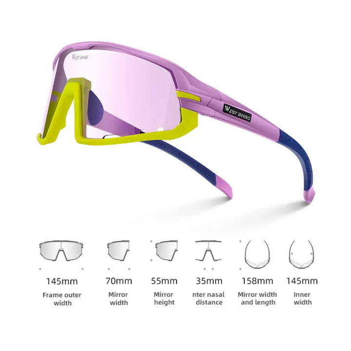 Photochromic Cycling Sunglasses