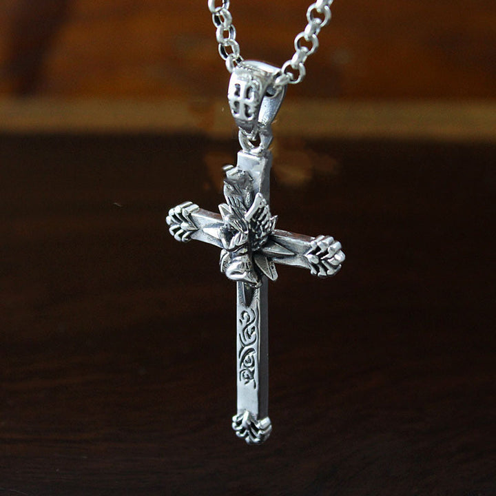 Retro Personalized Design Cross Pendant