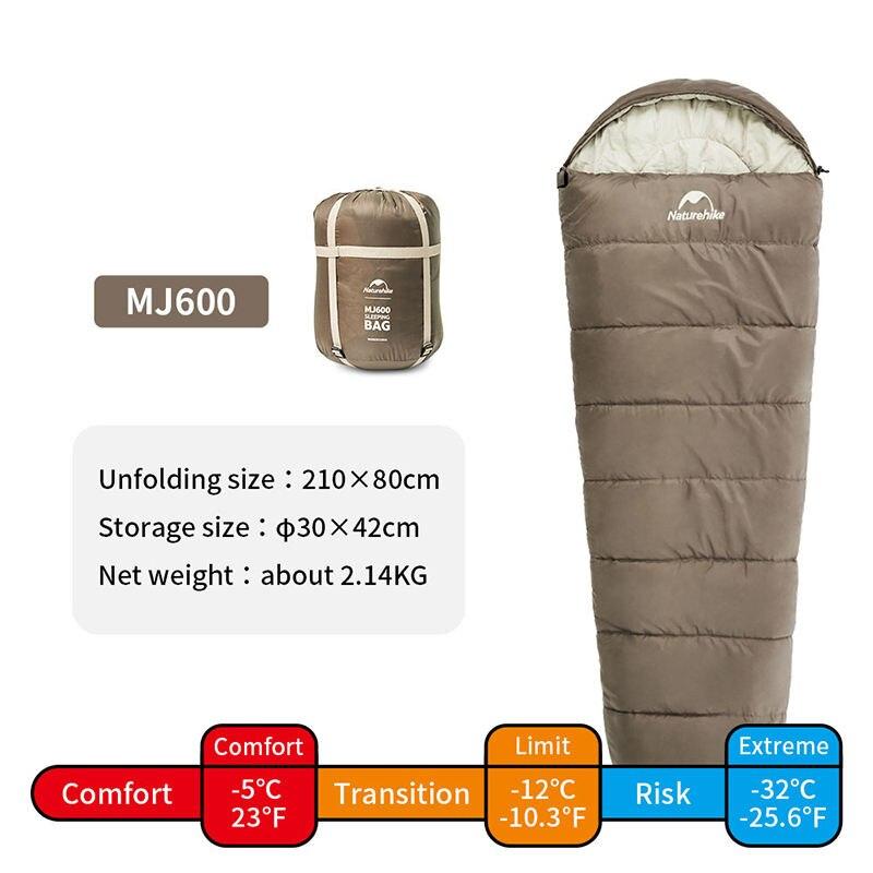 Lightweight Mummy Sleeping Bag - Stay Warm and Cozy on Your Outdoor Adventures!