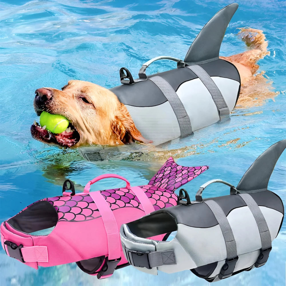 Shark Design Dog Life Jacket