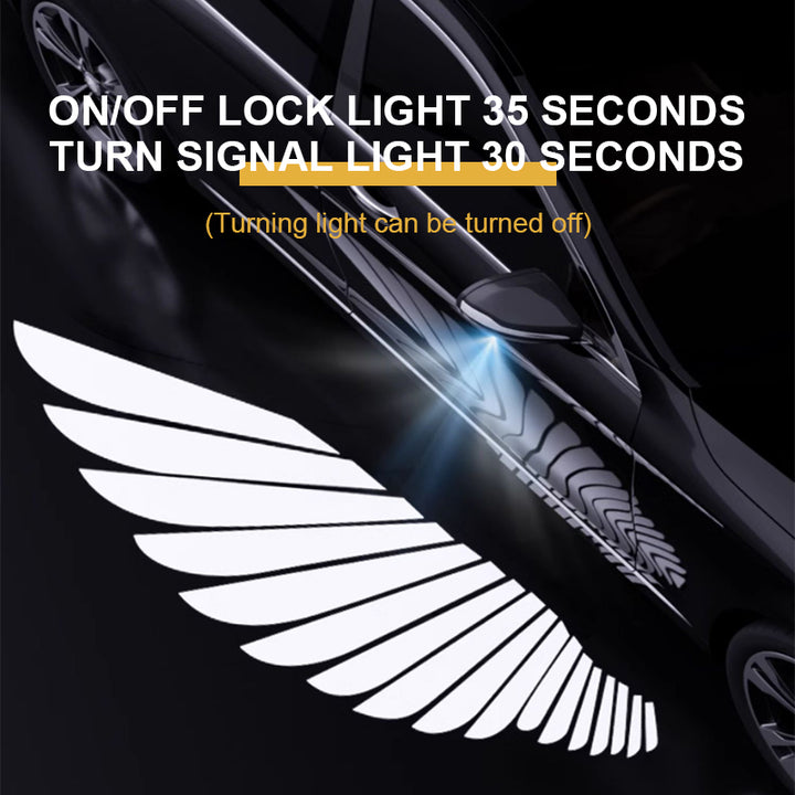 2PCS LED Angel Wings Welcome Light