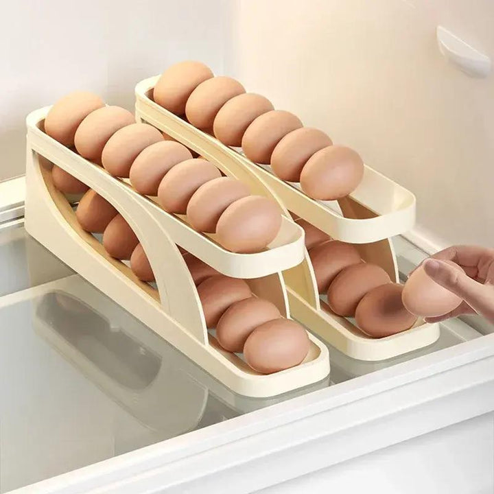 Automatic Scrolling Egg Rack Holder