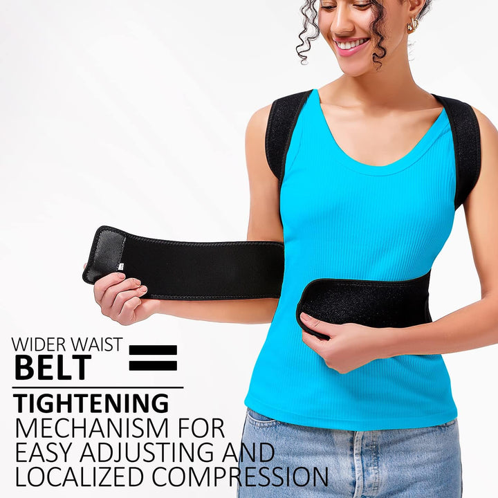 Adjustable Full Back Support Posture Corrector for Women and Men