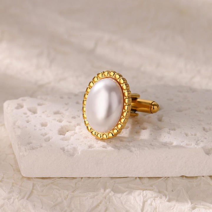 Pearl Cufflinks for Men