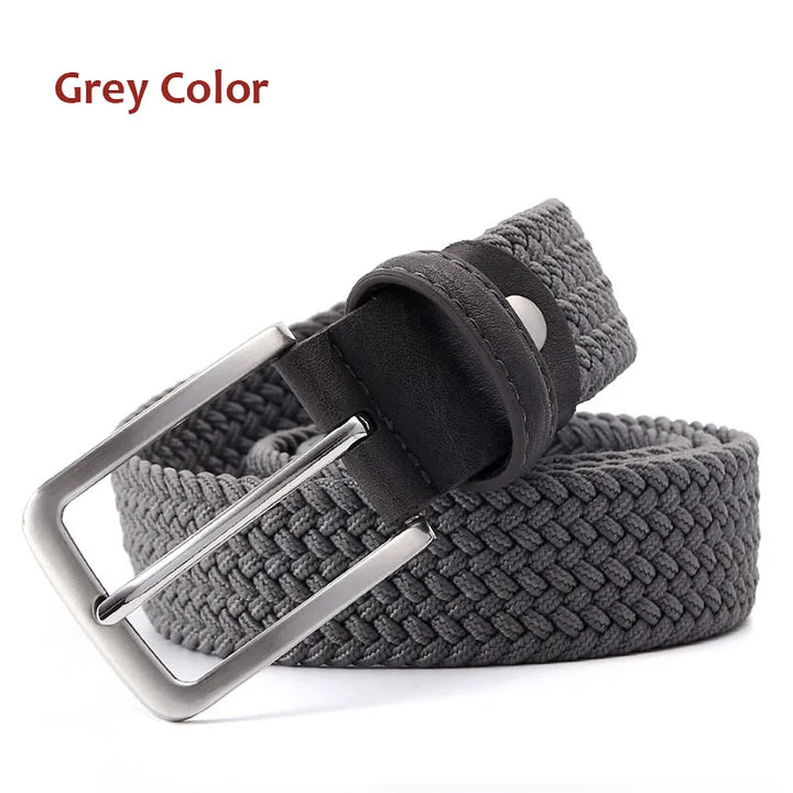 Men's Elastic Braided Stretch Belt