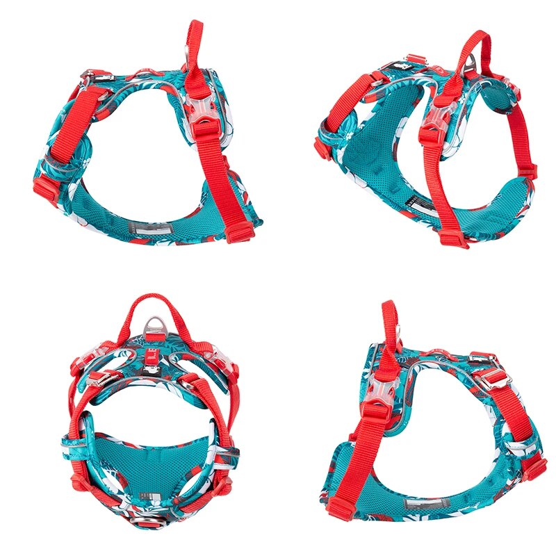 Explosion-proof Reflective Camouflage Dog Harness with Aviation Aluminum Buckle