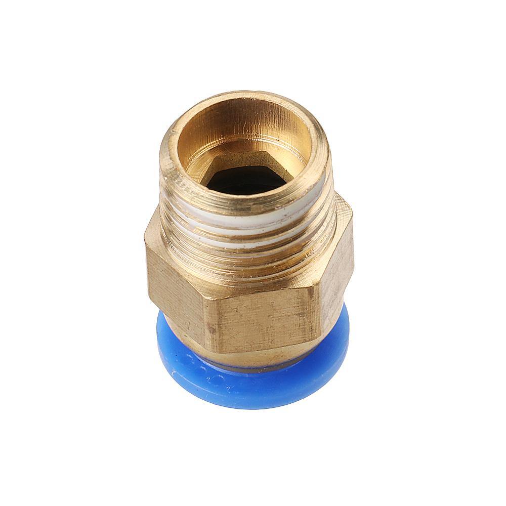 Machifit Pneumatic Connector Quick Joint PC Straight Male Thread Pipe Fittings 8-01/02/03/04 - MRSLM