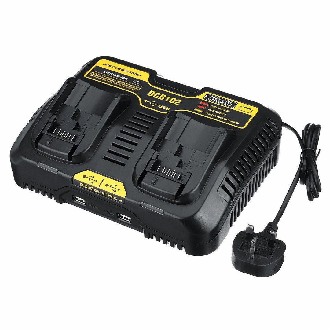 Dual Charger DCB200 DCB115 Lithium-Ion Battery DCB112 DCB105/015 Power Tool Battery Charger - MRSLM