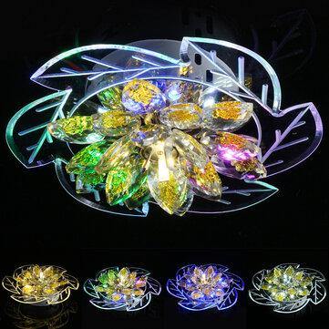 7.9" 20cm 5730 LED Crystal Ceiling Light Fixture Pendant Hallway Chandelier Lamp - MRSLM