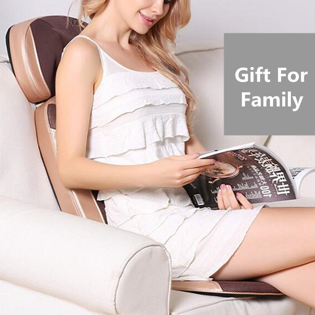 Antistress Full Body Electric Massage Cushion Heat Neck Back - MRSLM